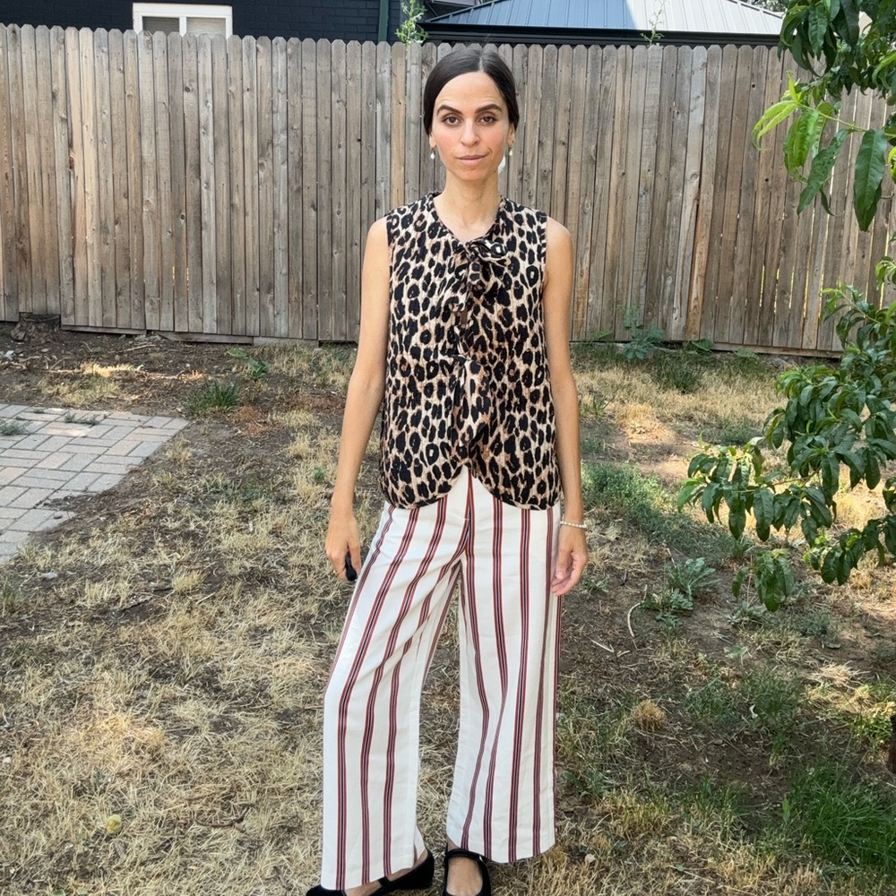 Maje
Striped Wide wide-leg pants
Size: S